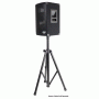 Pyle - pstk103 , Musical Instruments , Mounts - Stands - Holders , Sound and Recording , Mounts - Stands - Holders , Stage & Studio DJ Speaker Stands - Pro Audio PA Loudspeaker Stand Kit with Storage Bag, Height Adjustable (8’+ ft. Extra Tall)