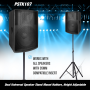 Pyle - pstk107 , Musical Instruments , Mounts - Stands - Holders , Sound and Recording , Mounts - Stands - Holders , Dual Universal Speaker Stand Mount Holders, Height Adjustable