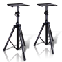 Pyle - PSTND32 , Musical Instruments , Mounts - Stands - Holders , Sound and Recording , Mounts - Stands - Holders , Dual Studio Monitor Speaker Stand Mounts, Universal Device Stands, Pair