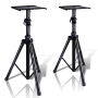 Pyle - pstnd32 , Musical Instruments , Mounts - Stands - Holders , Sound and Recording , Mounts - Stands - Holders , Dual Studio Monitor Speaker Stand Mounts, Universal Device Stands, Pair