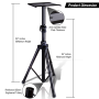 Pyle - pstnd32 , Musical Instruments , Mounts - Stands - Holders , Sound and Recording , Mounts - Stands - Holders , Dual Studio Monitor Speaker Stand Mounts, Universal Device Stands, Pair