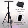 Pyle - pstnd32 , Musical Instruments , Mounts - Stands - Holders , Sound and Recording , Mounts - Stands - Holders , Dual Studio Monitor Speaker Stand Mounts, Universal Device Stands, Pair