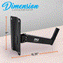 Pyle - pstnd6 , Musical Instruments , Mounts - Stands - Holders , Sound and Recording , Mounts - Stands - Holders , Dual Universal Adjustable Wall Mount Speaker Bracket Stand Holders with Swivel/Angle Adjustment