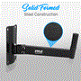 Pyle - pstnd6 , Musical Instruments , Mounts - Stands - Holders , Sound and Recording , Mounts - Stands - Holders , Dual Universal Adjustable Wall Mount Speaker Bracket Stand Holders with Swivel/Angle Adjustment
