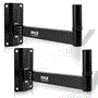 Pyle - pstnd6 , Musical Instruments , Mounts - Stands - Holders , Sound and Recording , Mounts - Stands - Holders , Dual Universal Adjustable Wall Mount Speaker Bracket Stand Holders with Swivel/Angle Adjustment