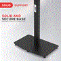 Pyle - PSTNDSON17 , Musical Instruments , Mounts - Stands - Holders , Sound and Recording , Mounts - Stands - Holders , Universal Speaker Stand, Standing Speaker Mount Holder (Works with 2nd Gen Sonos PLAY 5)