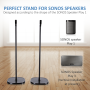 Pyle - pstndson23b , Musical Instruments , Mounts - Stands - Holders , Sound and Recording , Mounts - Stands - Holders , Sonos Speaker Stands, Standing Speaker Mount Holders (Works with Sonos PLAY 1, PLAY 3)