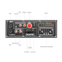Pyle - PSUFM1068BT , Sound and Recording , PA Loudspeakers - Cabinet Speakers , Disco Jam 2 Bluetooth Active Powered PA Speaker System, Flashing DJ Lights, Dual 10-Inch Woofers, Dual 3-Inch Tweeters, USB/SD Memory Card Readers, Aux (3.5mm) Input, 1200 Watt (Works with Passive Speaker Model: PSUFM1065P)