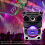 Pyle - UPSUFM1238BT , Sound and Recording , PA Loudspeakers - Cabinet Speakers , Bluetooth PA Loudspeaker Karaoke Entertainment System, Active Powered Speaker, Flashing DJ Party Lights, MP3/USB/SD, FM Radio, Wireless Mic