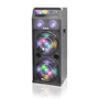 Pyle - PSUFM1240P , Sound and Recording , PA Loudspeakers - Cabinet Speakers , 1400 Watt Disco Jam Dual Passive DJ Speaker System with Flashing DJ Lights (For Use w/ Model PSUFM1245A)