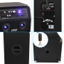 Pyle - PSUFM1245A , Sound and Recording , PA Loudspeakers - Cabinet Speakers , 1400 Watt Disco Jam  Powered Two-Way PA Speaker System w/ USB & SD Readers, FM Radio, 3.5mm AUX Input & DJ Flashing Lights