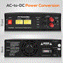 Pyle - PSV500.5 , Home and Office , Power Supply - Power Converters , Bench Power Supply, AC-to-DC Power Converter with Dual USB Charge Ports, Adjustable Voltage Control (50 Amp)