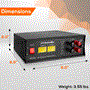 Pyle - PSV500.5 , Home and Office , Power Supply - Power Converters , Bench Power Supply, AC-to-DC Power Converter with Dual USB Charge Ports, Adjustable Voltage Control (50 Amp)