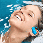 Pyle - pswb4bl , Gadgets and Handheld , Headphones - MP3 Players , Sound and Recording , Headphones - MP3 Players , Waterproof Neckband Headphones with Built-in MP3 Player for Swimming & Water Sports (Blue)