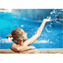 Pyle - pswb4bl , Gadgets and Handheld , Headphones - MP3 Players , Sound and Recording , Headphones - MP3 Players , Waterproof Neckband Headphones with Built-in MP3 Player for Swimming & Water Sports (Blue)
