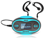 Pyle - PSWP25BL , Gadgets and Handheld , Headphones - MP3 Players , Sound and Recording , Headphones - MP3 Players , 4GB Waterproof MP3 Player/FM Radio with Pedometer, Stop Watch, LCD Display and Included Waterproof Headphones (Blue Color)