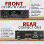 Pyle - PT30UBT , Sound and Recording , Amplifiers - Receivers , Home Theater Wireless BT Streaming Receiver Amplifier- 2x30Watts Home Audio Power Amplifier MP3/USB Readers and FM Radio, Dual Channel Wireless Sound Audio Stereo Receiver System