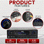 Pyle - PT30UBT , Sound and Recording , Amplifiers - Receivers , Home Theater Wireless BT Streaming Receiver Amplifier- 2x30Watts Home Audio Power Amplifier MP3/USB Readers and FM Radio, Dual Channel Wireless Sound Audio Stereo Receiver System