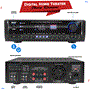 Pyle - PT390AU , Sound and Recording , Amplifiers - Receivers , 300 Watt Digital Home Theater Stereo Receiver, Aux (3.5mm) Input, MP3/USB/AM/FM Radio, (2) Mic Inputs