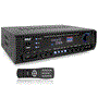Pyle - PT390AU , Sound and Recording , Amplifiers - Receivers , 300 Watt Digital Home Theater Stereo Receiver, Aux (3.5mm) Input, MP3/USB/AM/FM Radio, (2) Mic Inputs