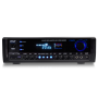 Pyle - pt390btu , Sound and Recording , Amplifiers - Receivers , Digital Home Theater Bluetooth Stereo Receiver, Aux (3.5mm) Input, MP3/USB/SD/AM/FM Radio, (2) Mic Inputs (300 Watt)