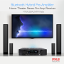 Pyle - PT395 , Sound and Recording , Amplifiers - Receivers , Bluetooth Hybrid Pre-Amplifier, Home Theater Stereo Pre-Amp Receiver, MP3/USB/AUX/FM Radio