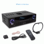 Pyle - PT4601AIU , Sound and Recording , Amplifiers - Receivers , Home Theater Receiver System - Hybrid Stereo Pre-Amplifier with AM/FM Radio, USB/SD Reader, 30-Pin iPod Dock (500 Watt)