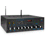 Pyle - PT506BT , Sound and Recording , Amplifiers - Receivers , Desktop Audio Power Amplifier - Bluetooth Stereo Receiver System, FM Radio, Microphone Inputs, MP3/USB/SD/AUX Playback (600 Watt)