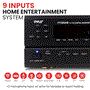 Pyle - PT588AB , Sound and Recording , Amplifiers - Receivers , 5.1 Channel Home Theater AV Receiver, BT Wireless Streaming (HDMI, 4K Ultra & 3D TV Pass-Through Support)