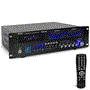 Pyle - PT6060CHAE , Sound and Recording , Amplifiers - Receivers , 6 Channel Bluetooth Home Theater Amplifier - Built-in Cooling Fan with & Radio Antenna, BT/FM/Optical/Coaxial/HDMI & Dual 10 Band EQ, 2000 Watts Peak Power