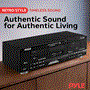 Pyle - PT649D , Sound and Recording , Digital Tuners - Speaker Selectors , Dual Cassette Deck - Double Cassette Tape System for Audio Mixtape Recording, CrO2 Tape Selector, High-Speed Dubbing, Rack Mount