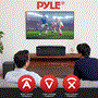 Pyle - PT865BT , Sound and Recording , Amplifiers - Receivers , Hi-Fi Wireless BT Home Theater Receiver - 5.2 Channel Surround Sound Stereo Amplifier System with 4k Ultra HD Support, MP3/USB/DAC/ FM Radio, PMPO:1000W MAX