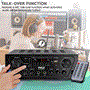 Pyle - pta24bt , Sound and Recording , Amplifiers - Receivers , Compact Bluetooth Home Audio Amplifier - 2-Ch. Audio Source Stereo Receiver System with FM Radio, MP3/USB/SD/AUX Playback (250 Watt)