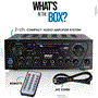 Pyle - pta24bt , Sound and Recording , Amplifiers - Receivers , Compact Bluetooth Home Audio Amplifier - 2-Ch. Audio Source Stereo Receiver System with FM Radio, MP3/USB/SD/AUX Playback (250 Watt)