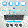 Pyle - PTA44BT , Sound and Recording , Amplifiers - Receivers , Bluetooth Home Audio Amplifier, 4-Ch. Audio Source Stereo Receiver System with FM Radio, MP3/USB/SD/AUX Playback (500 Watt)