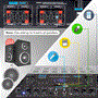 Pyle - CA-PTA44BT.5 , Sound and Recording , Amplifiers - Receivers , Bluetooth Home Audio Amplifier, 4-Ch. Audio Source Stereo Receiver System with FM Radio, MP3/USB/SD/AUX Playback (500 Watt)