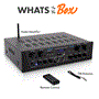 Pyle - CA-PTA44BT.5 , Sound and Recording , Amplifiers - Receivers , Bluetooth Home Audio Amplifier, 4-Ch. Audio Source Stereo Receiver System with FM Radio, MP3/USB/SD/AUX Playback (500 Watt)