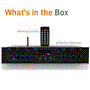Pyle - PTA66BT , Sound and Recording , Amplifiers - Receivers , Bluetooth Audio Power Amplifier - 6-Ch Desktop Stereo Receiver System with FM Radio, MP3/USB/SD/AUX Playback (600 Watt)