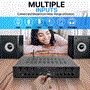 Pyle - CA-PTA66BT.5 , Sound and Recording , Amplifiers - Receivers , Bluetooth Audio Power Amplifier - 6-Ch Desktop Stereo Receiver System with FM Radio, MP3/USB/SD/AUX Playback (600 Watt)