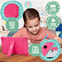 Pyle - PTBKD7PN , On the Road , Headrest Video , 7" Full HD Android Tablet for Kids - 1080p full HD display, Quad-Core Processor 1GB+8GB Storage Tablet, 1GB RAM, 0.3+2MP Camera, Long Battery Life (Pink)