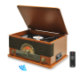 Pyle - PTCD56UBWD , Musical Instruments , Turntables - Phonographs , Sound and Recording , Turntables - Phonographs , Vintage Classic-Style Bluetooth Turntable System with Vinyl/MP3 Recording Ability