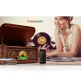Pyle - PTCDS8UBT , Sound and Recording , Turntables - Phonographs , Bluetooth Classic Vintage Style Turntable Speaker System, Vinyl-to-MP3 Recording, CD Player, MP3/USB/SD Readers, AM/FM Radio