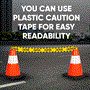 Pyle - PTCN12X6 , On the Road , Safety Barriers , 12" PVC Cone - 6 Pieces High Visibility Structurally Stable for Traffic, Parking, and Construction Safety (Orange)