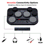 Pyle - PTED09.5 , Musical Instruments , Drums , Electronic Table Digital Drum Kit Top w/ 8 Pad Digital Drum Kit