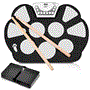 Pyle - PTEDRL11 , Musical Instruments , Drums , Electronic Drum Kit - Portable Drumming Machine, Compact Quick Setup Roll-Up Design