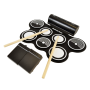 Pyle - UPTEDRL12 , Musical Instruments , Drums , Electronic Drum Kit - Compact Drumming Machine, Quick Setup Roll-Up Design