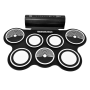 Pyle - AZPTEDRL12 , Musical Instruments , Drums , Electronic Drum Kit - Compact Drumming Machine, Quick Setup Roll-Up Design