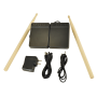 Pyle - UPTEDRL12 , Musical Instruments , Drums , Electronic Drum Kit - Compact Drumming Machine, Quick Setup Roll-Up Design