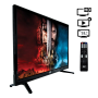 Pyle - PTVDLED32.5 , Home and Office , TVs - Monitors , 32’’ LED TV - HDTV with Built-in Multimedia Disc Player, HD 1080p Support