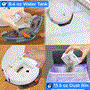 Pyle - PUCRCVAC100WT , Home and Office , Robot Vacuum Cleaners , Smart Vacuum Cleaner - Automatic Robot Cleaning Vacuum with App Control, 700Pa Suction, and 3 Cleaning Modes, Ideal for Hard Floor, Pet Hair, Low-Pile Carpet (White)